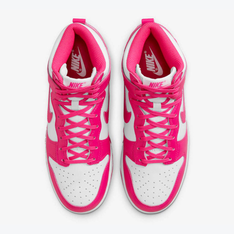 Men's Nike Dunk High Pink Prime Shoes - Image 4