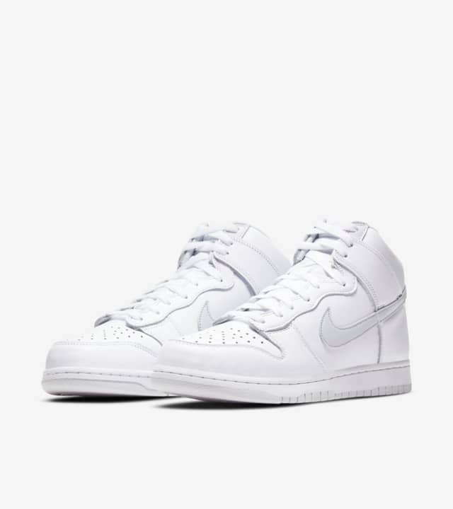 Men's Nike Dunk High Pure Platinum Shoes - Image 3