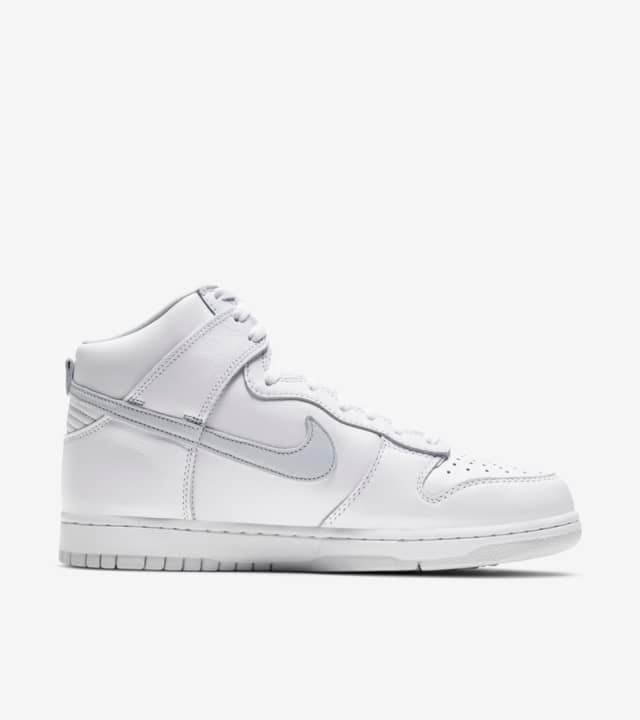 Men's Nike Dunk High Pure Platinum Shoes - Image 2