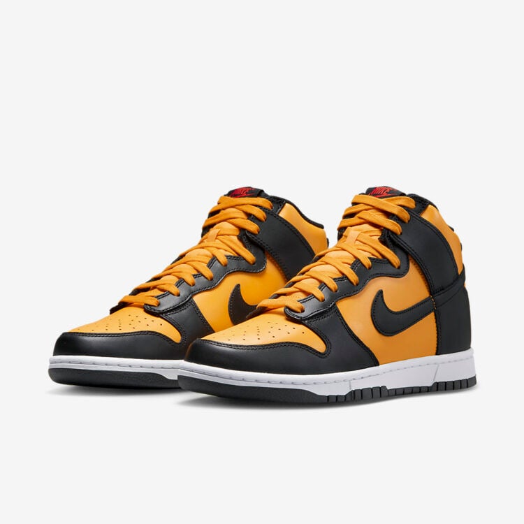 Men's Nike Dunk High Reverse Goldenrod Shoes - Image 3