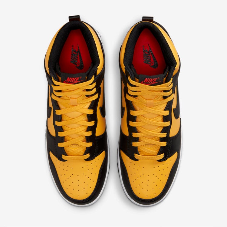 Men's Nike Dunk High Reverse Goldenrod Shoes - Image 4