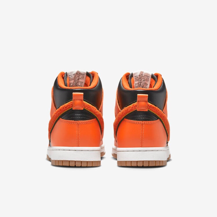 Men's Nike Dunk High Safety Orange Shoes - Image 5