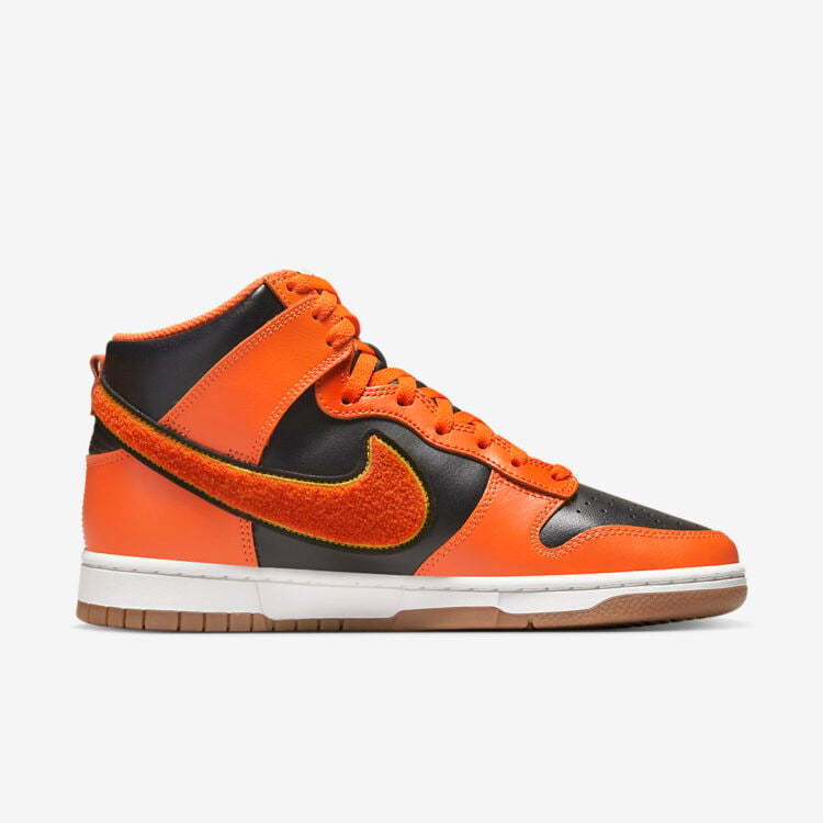 Men's Nike Dunk High Safety Orange Shoes - Image 2