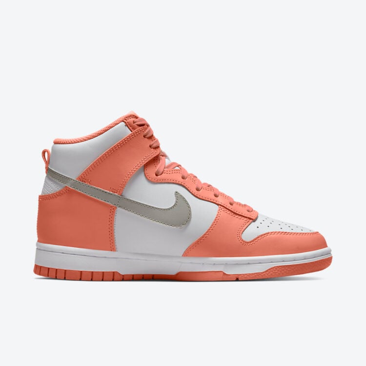 Men's Nike Dunk High Salmon Shoes - Image 2