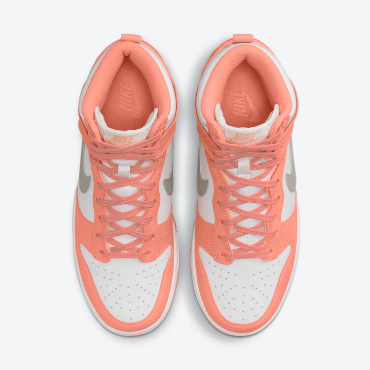 Men's Nike Dunk High Salmon Shoes - Image 4