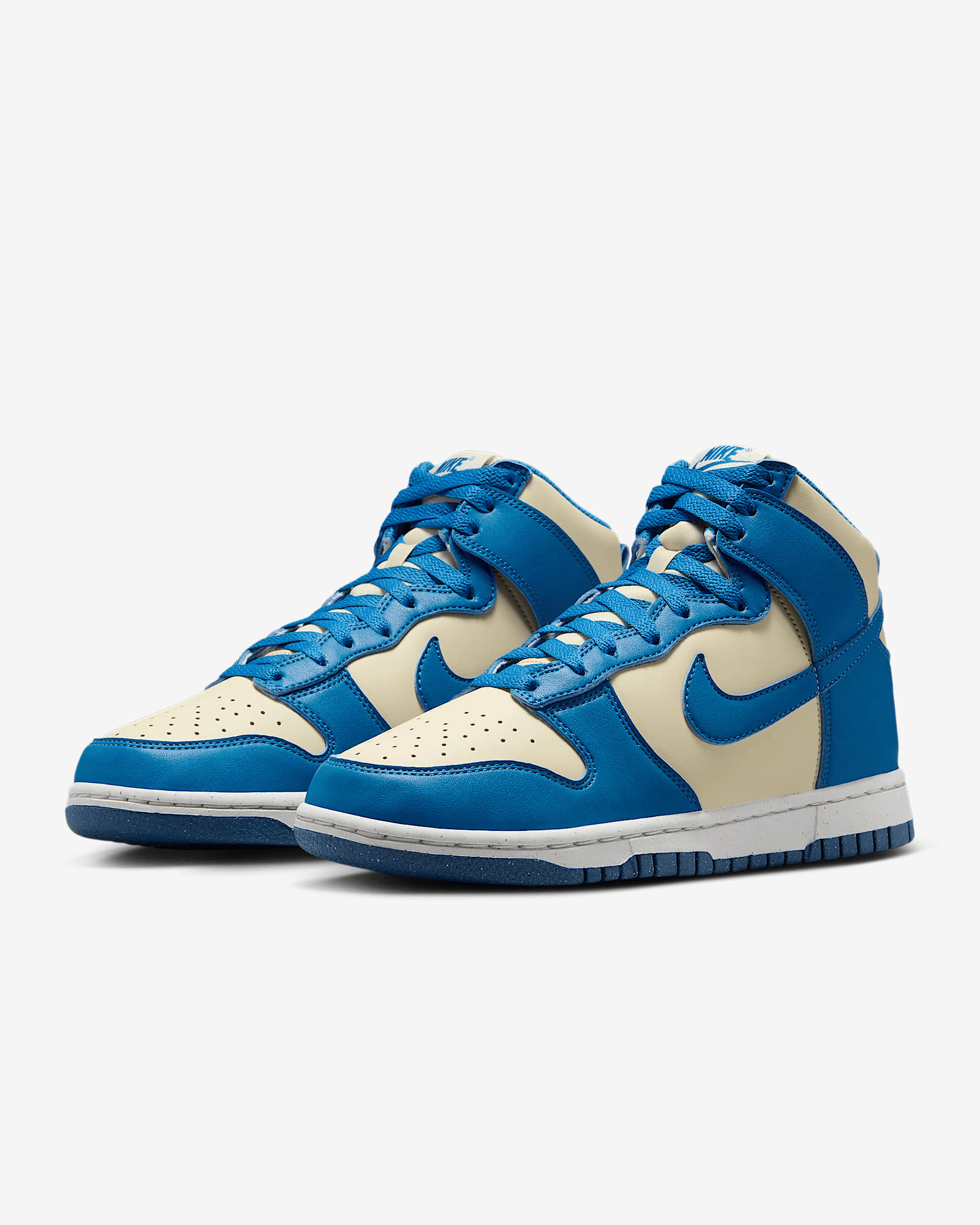 Men's Nike Dunk High Star Blue Shoes - Image 4