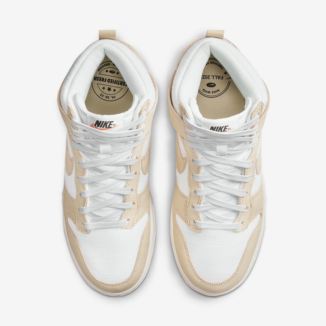 Men's Nike Dunk High Team Gold Shoes - Image 4