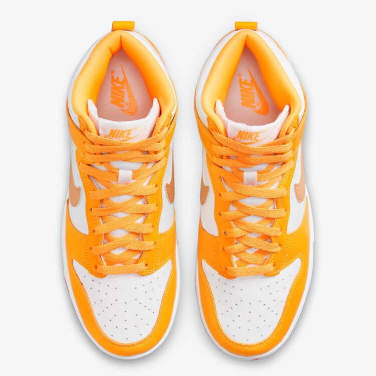 Men's Nike Dunk High University Gold Shoes - Image 4