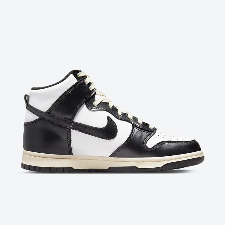 Men's Nike Dunk High Vintage Black Shoes - Image 2