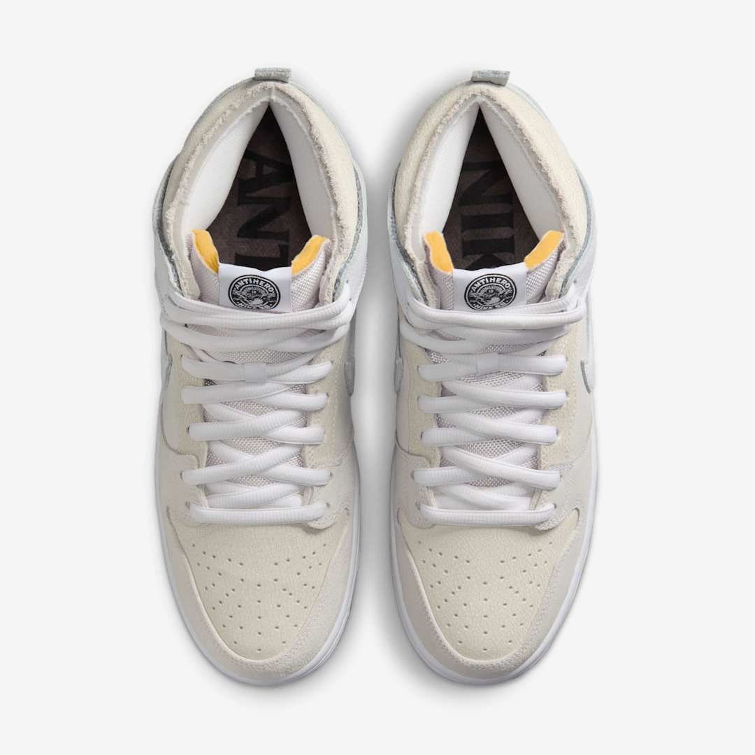 Men's Nike Dunk High Wolf Grey Shoes - Image 4