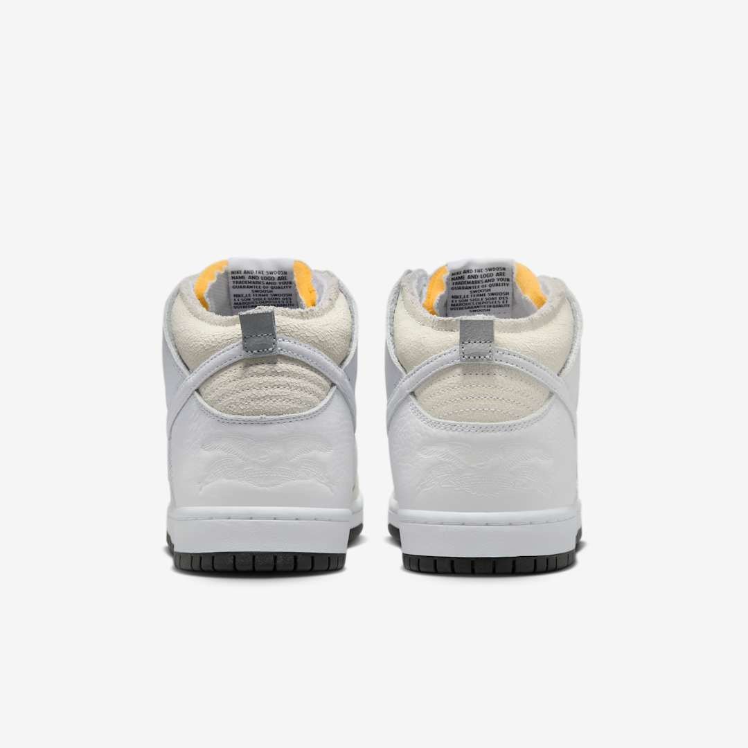 Men's Nike Dunk High Wolf Grey Shoes - Image 5
