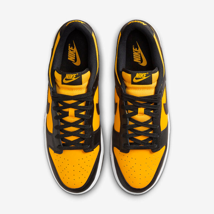 Men's Nike Dunk Low Black University Gold Shoes - Image 4
