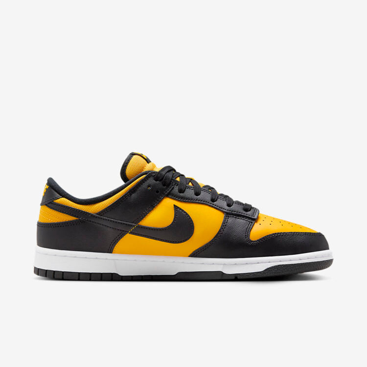 Men's Nike Dunk Low Black University Gold Shoes - Image 2
