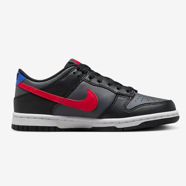 Men's Nike Dunk Low Black University Red Shoes - Image 2