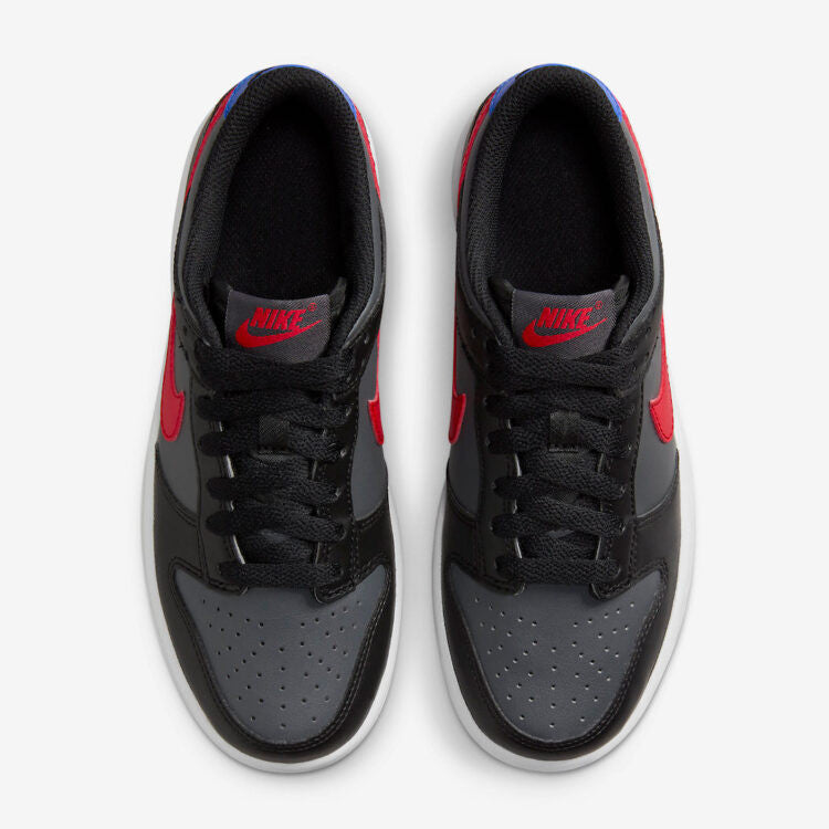 Men's Nike Dunk Low Black University Red Shoes - Image 4