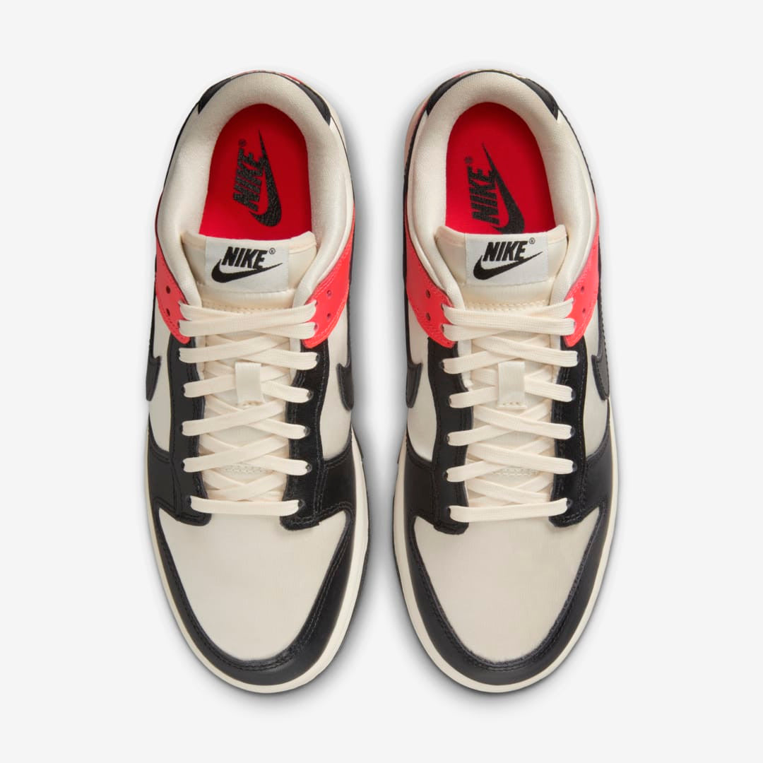 Men's Nike Dunk Low Bright Crimson Shoes - Image 4