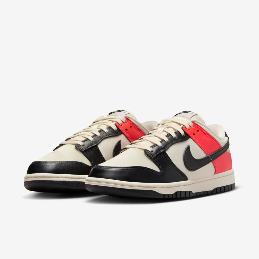 Men's Nike Dunk Low Bright Crimson Shoes - Image 3