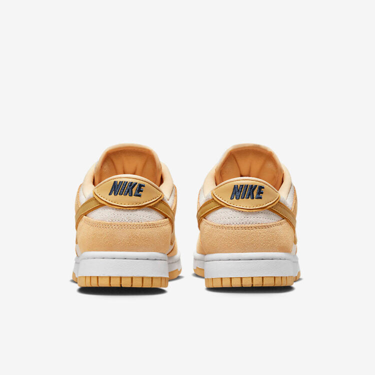 Men's Nike Dunk Low Gold Suede Shoes - Image 5