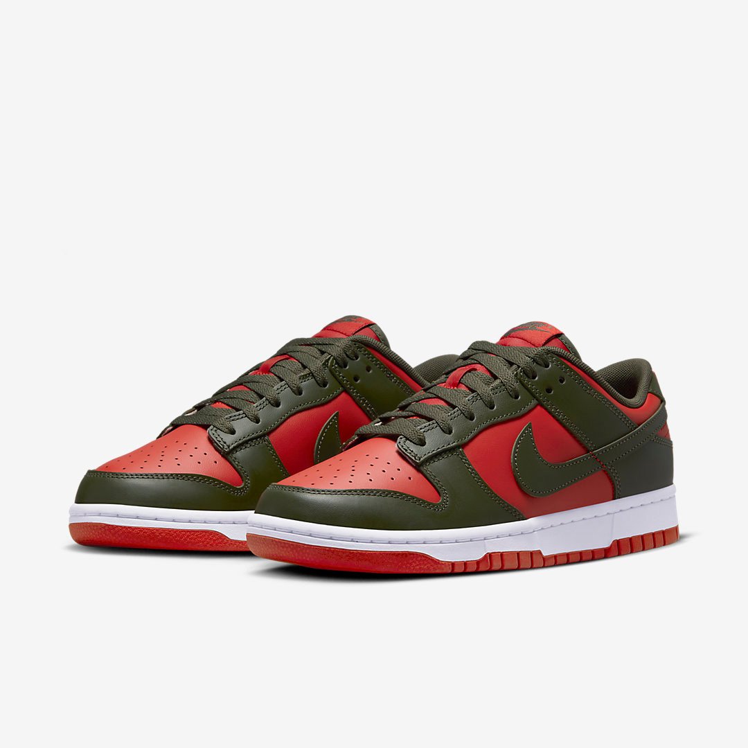 Men's Nike Dunk Low 'Mystic Red' Shoes - Image 3