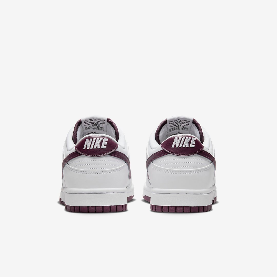 Men's Nike Dunk Low 'Night Maroon' Shoes - Image 5