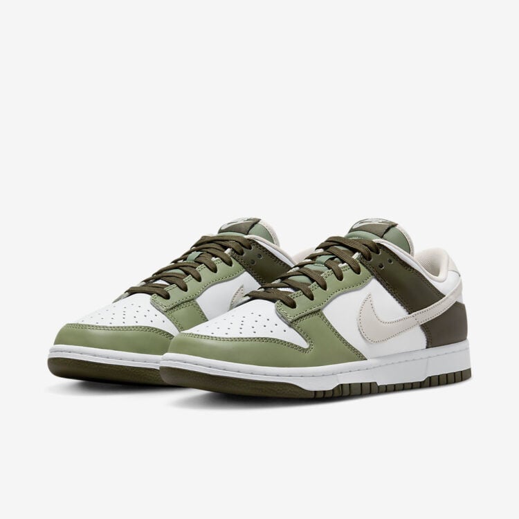 Men's Nike Dunk Low 'Oil Green' Shoes - Image 3