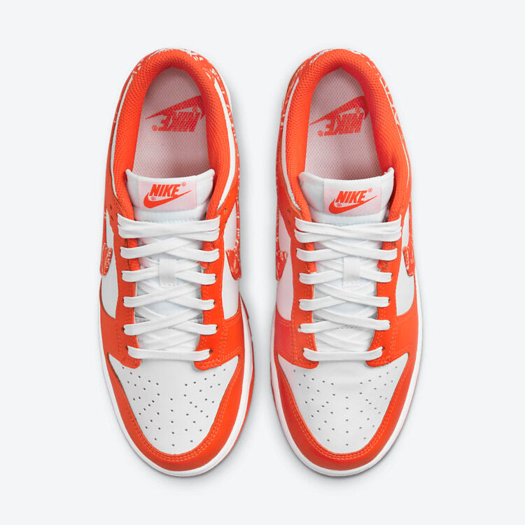 Men's Nike Dunk Low 'Orange Paisley' Shoes - Image 4