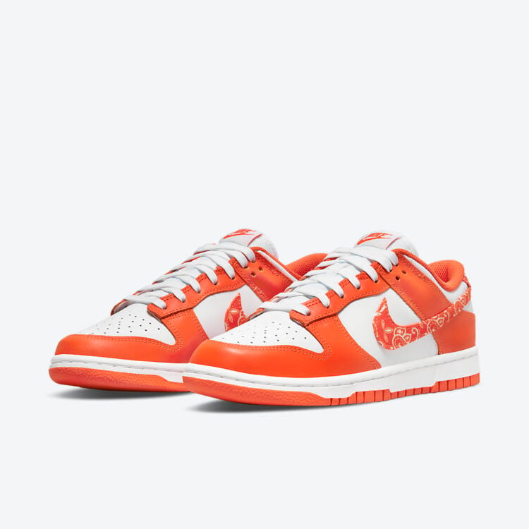 Men's Nike Dunk Low 'Orange Paisley' Shoes - Image 3