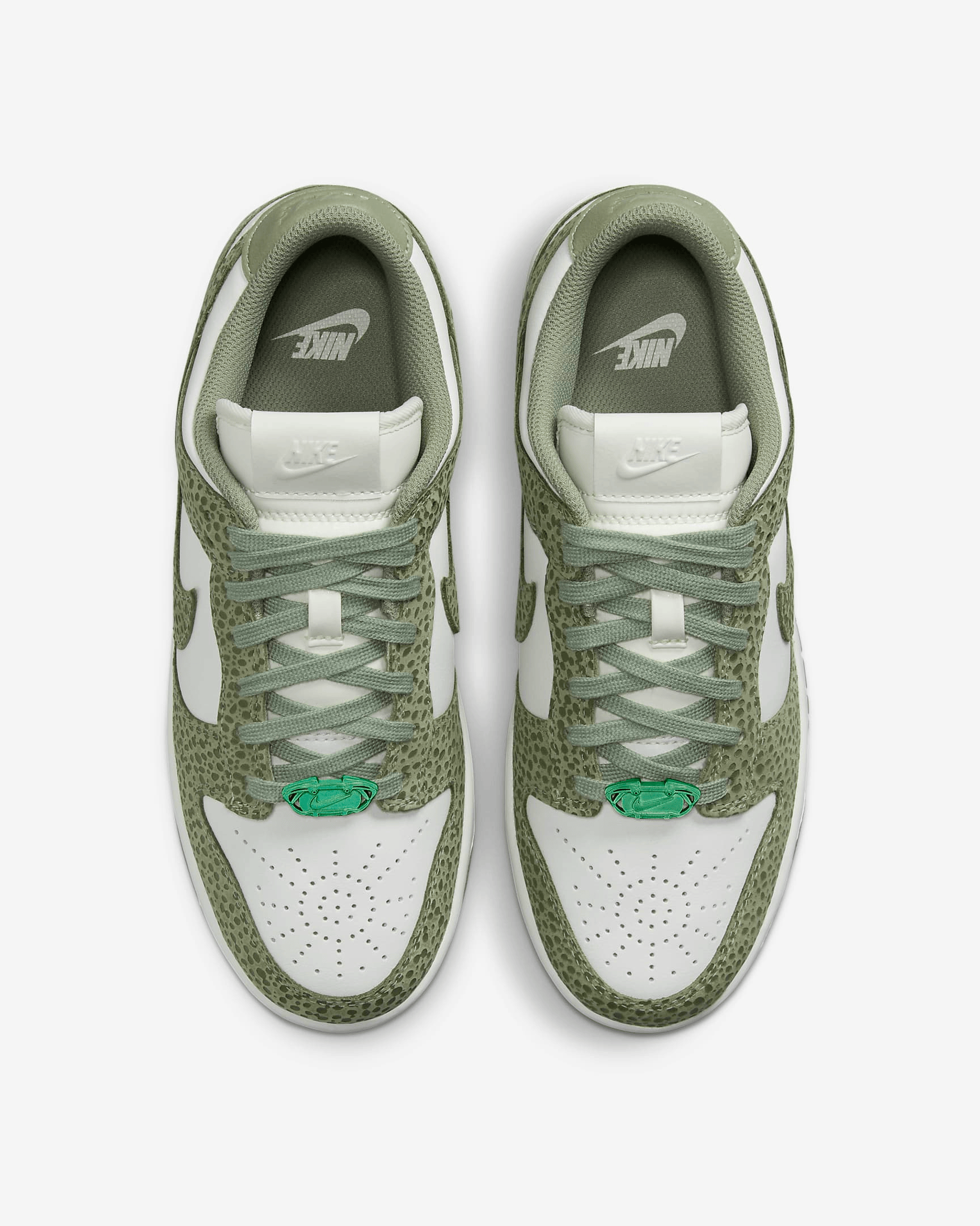 Men's Nike Dunk Low Premium Oil Green Shoes - Image 3