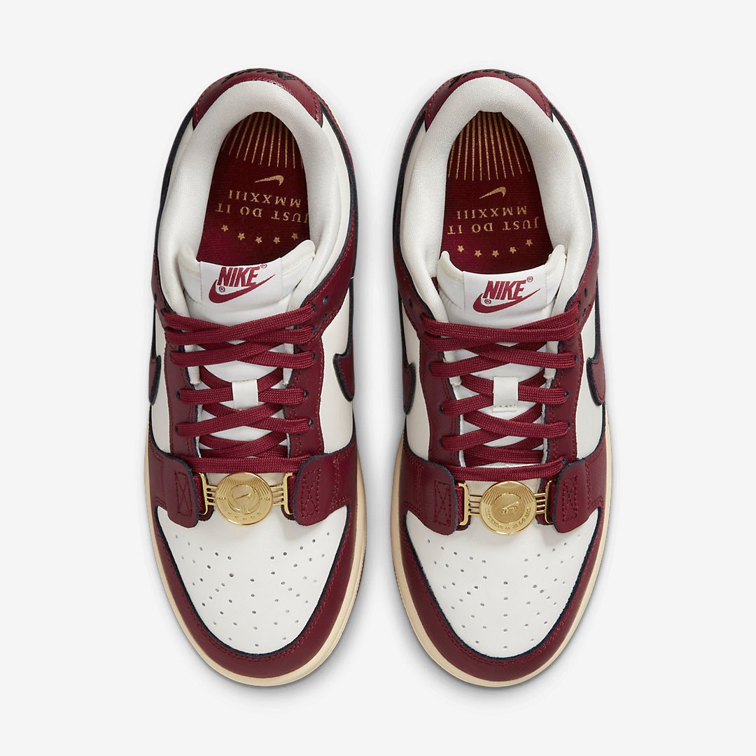 Men's Nike Dunk Low 'Team Red' Shoes - Image 4