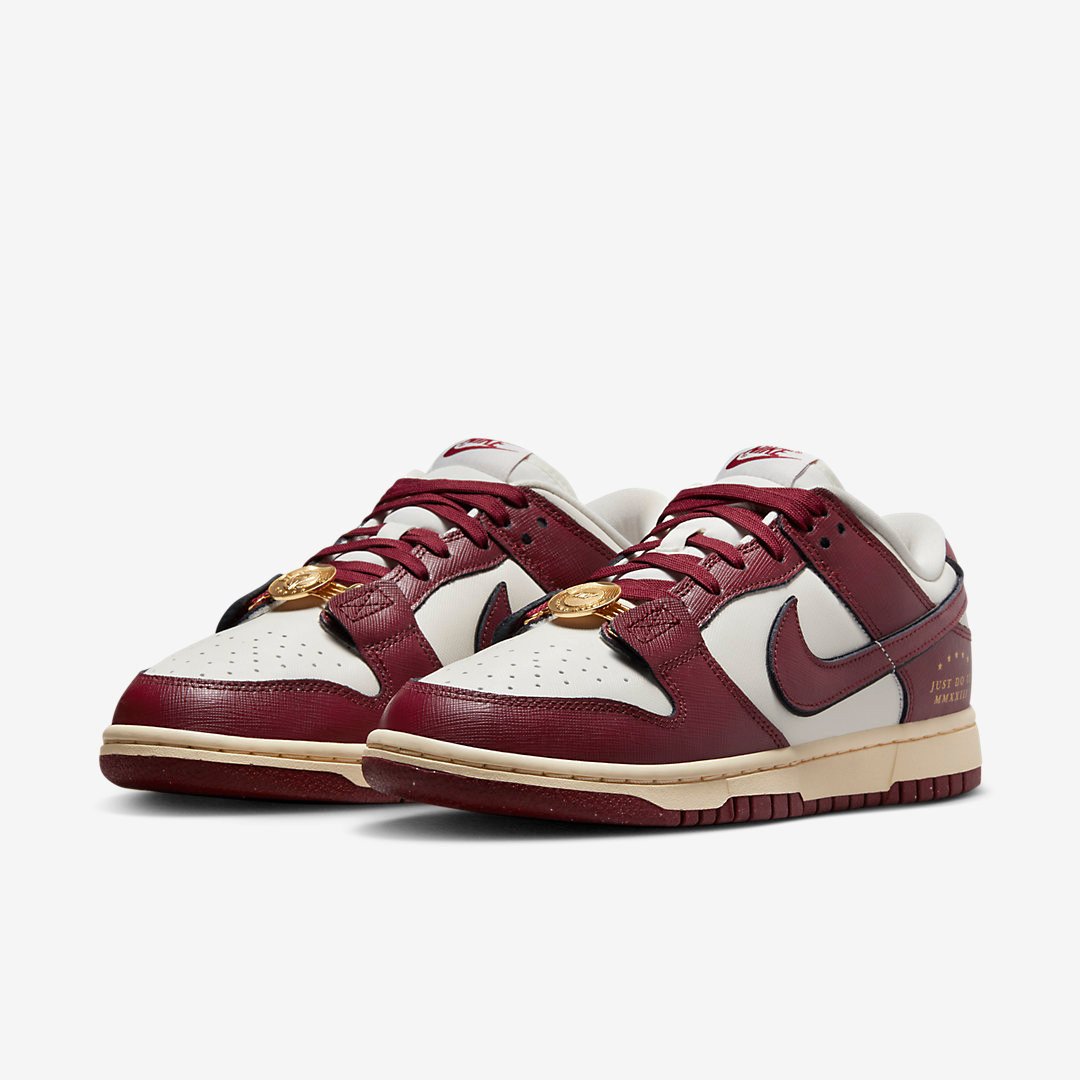 Men's Nike Dunk Low 'Team Red' Shoes - Image 3