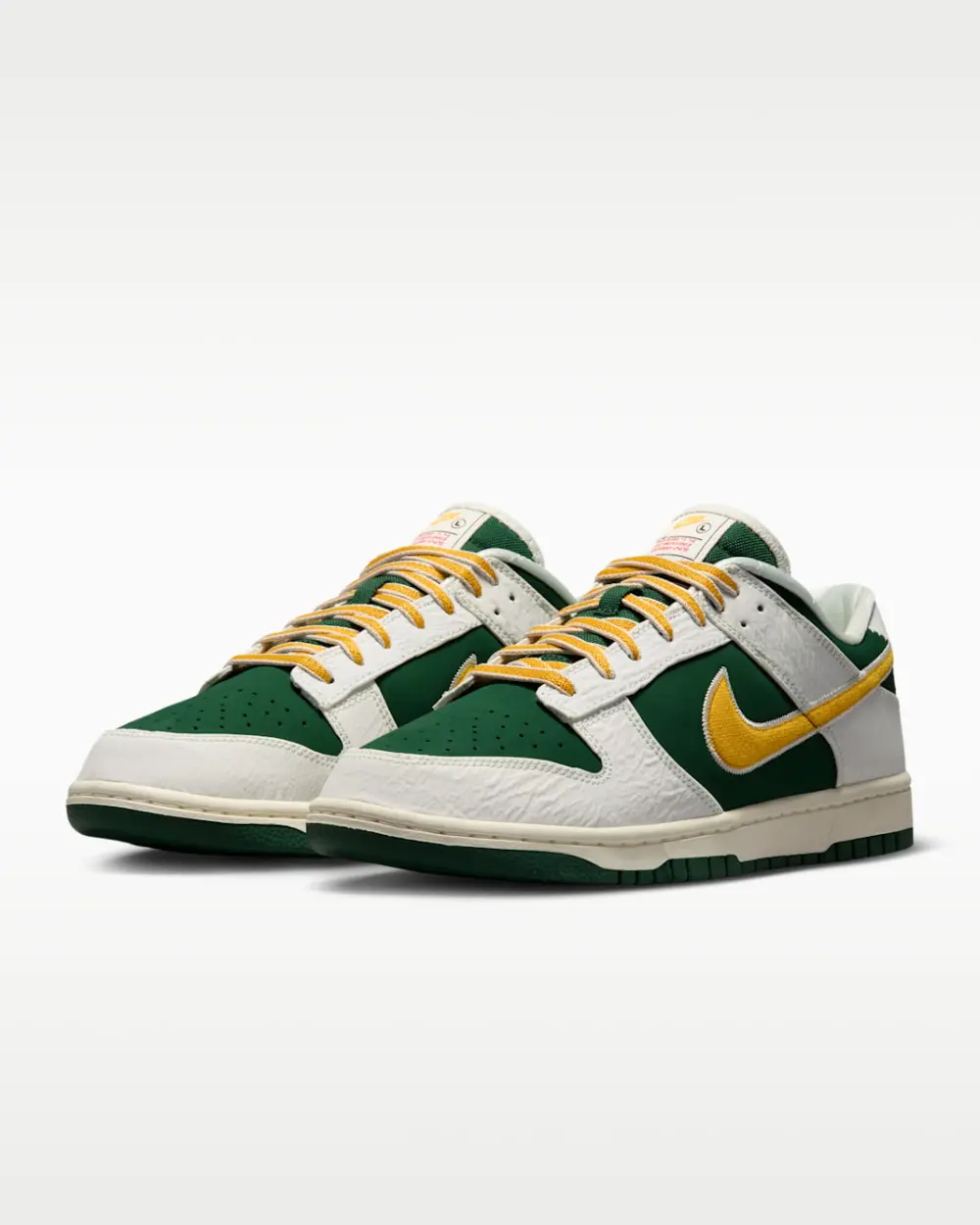 Men's Nike Dunk Low Varsity Jacket Sail Shoes - Image 3
