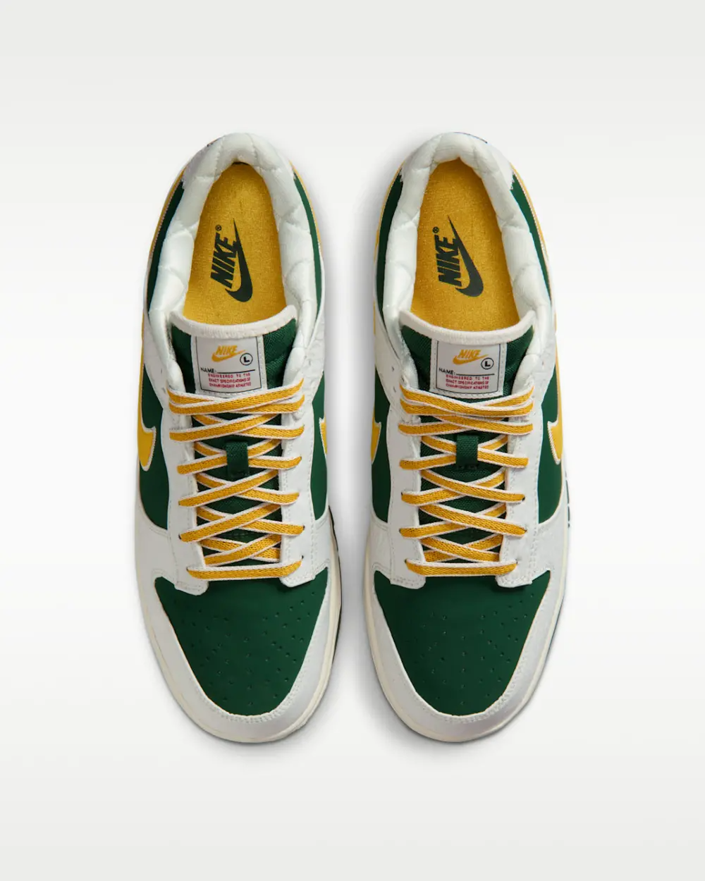Men's Nike Dunk Low Varsity Jacket Sail Shoes - Image 4