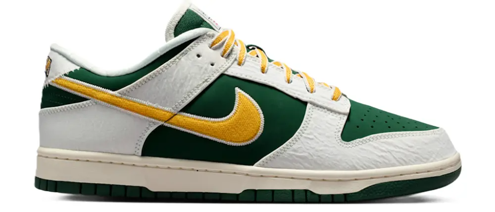 Men's Nike Dunk Low Varsity Jacket Sail Shoes - Image 2