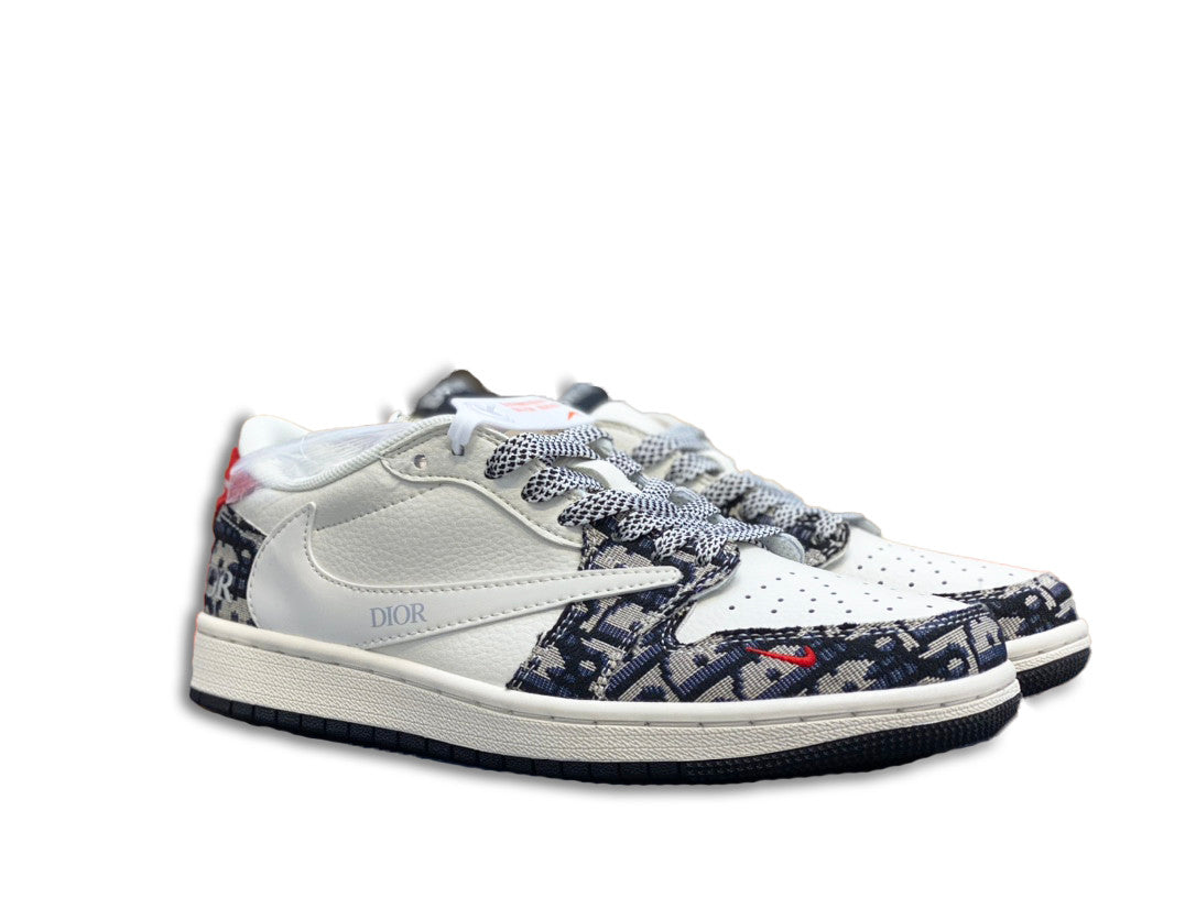 Men's Nike Fragment x TS x Air Jordan 1 Low x Gucci Shoes