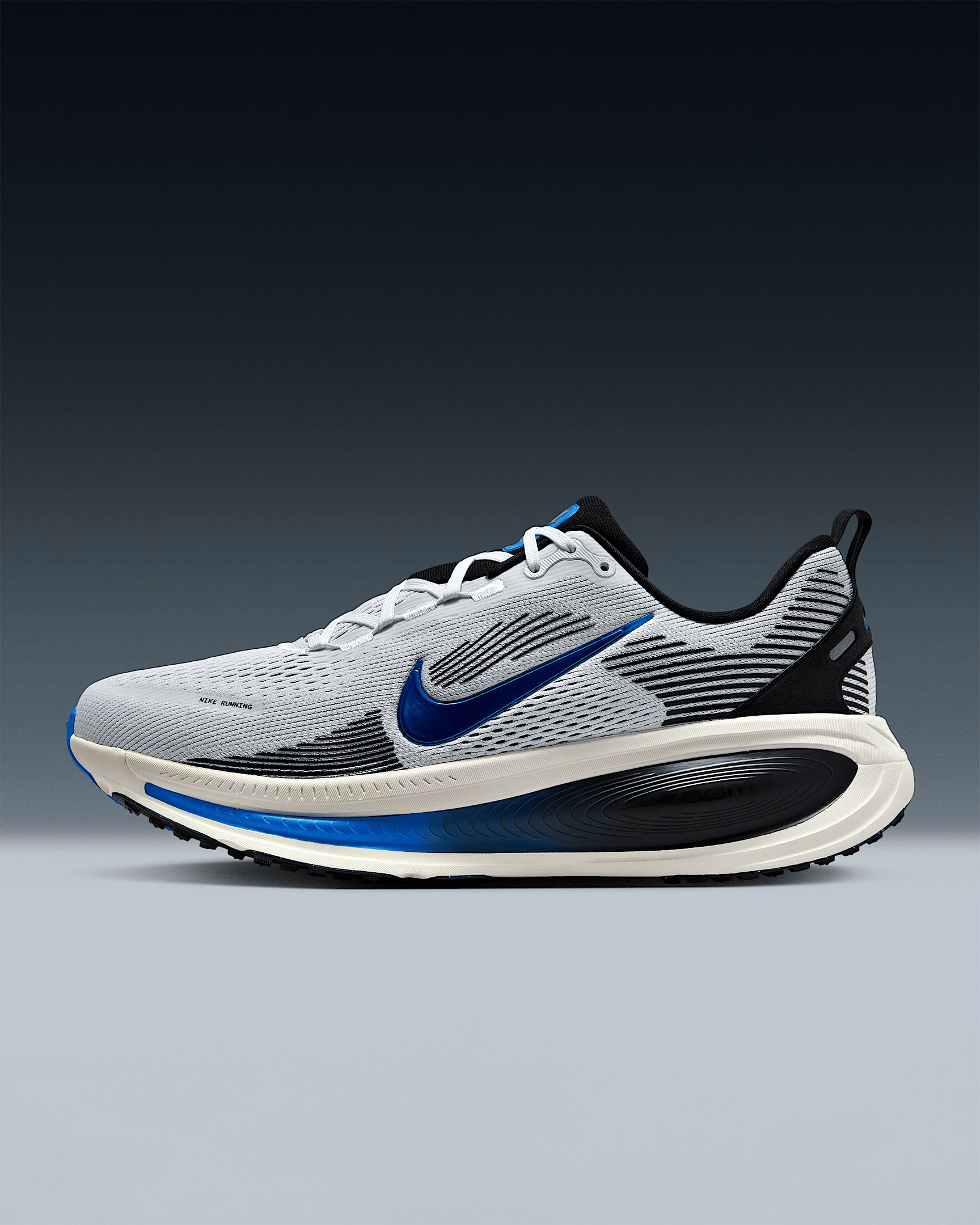 Men's Nike Vomero 18 White Black Shoes