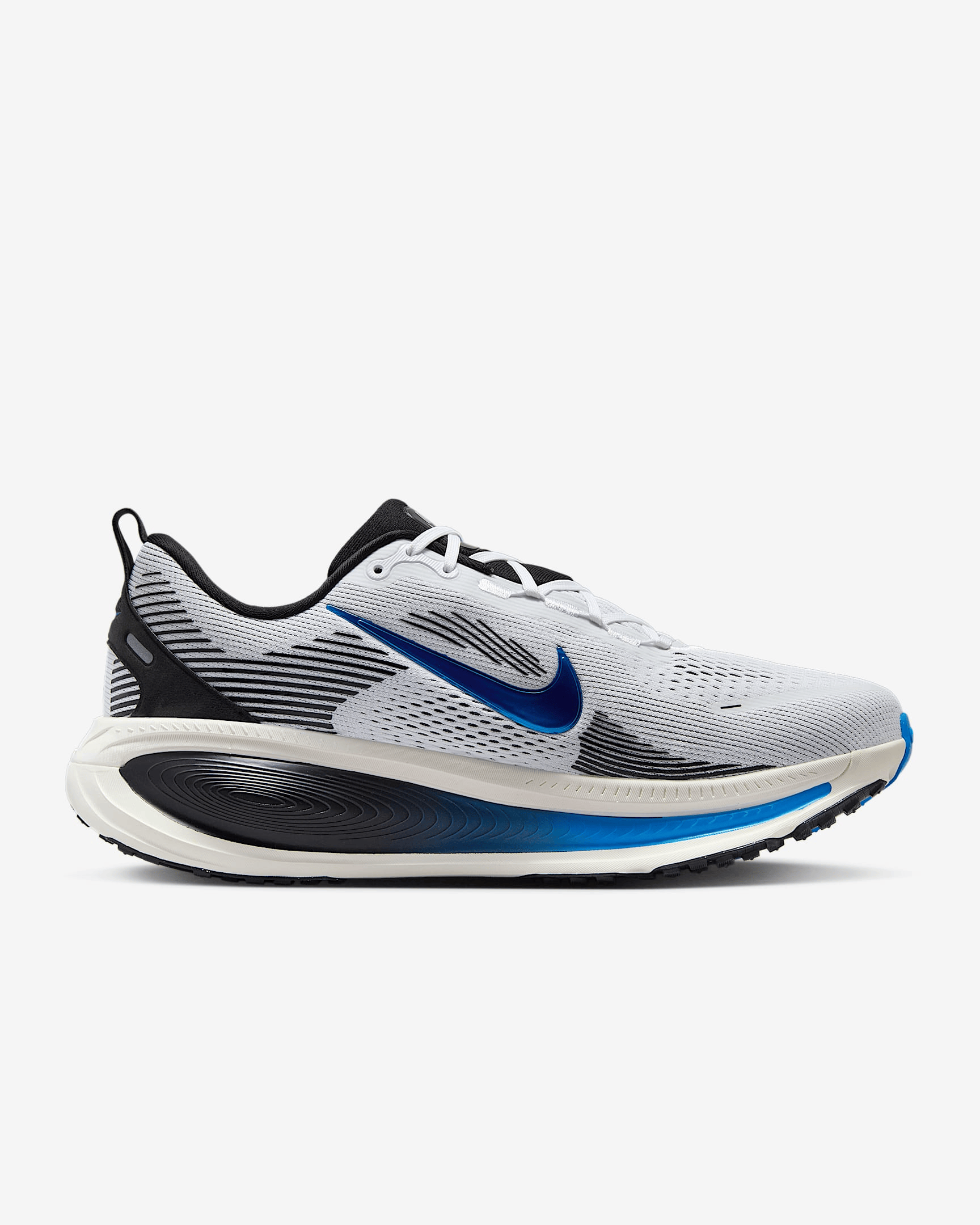 Men's Nike Vomero 18 White Black Shoes - Image 2