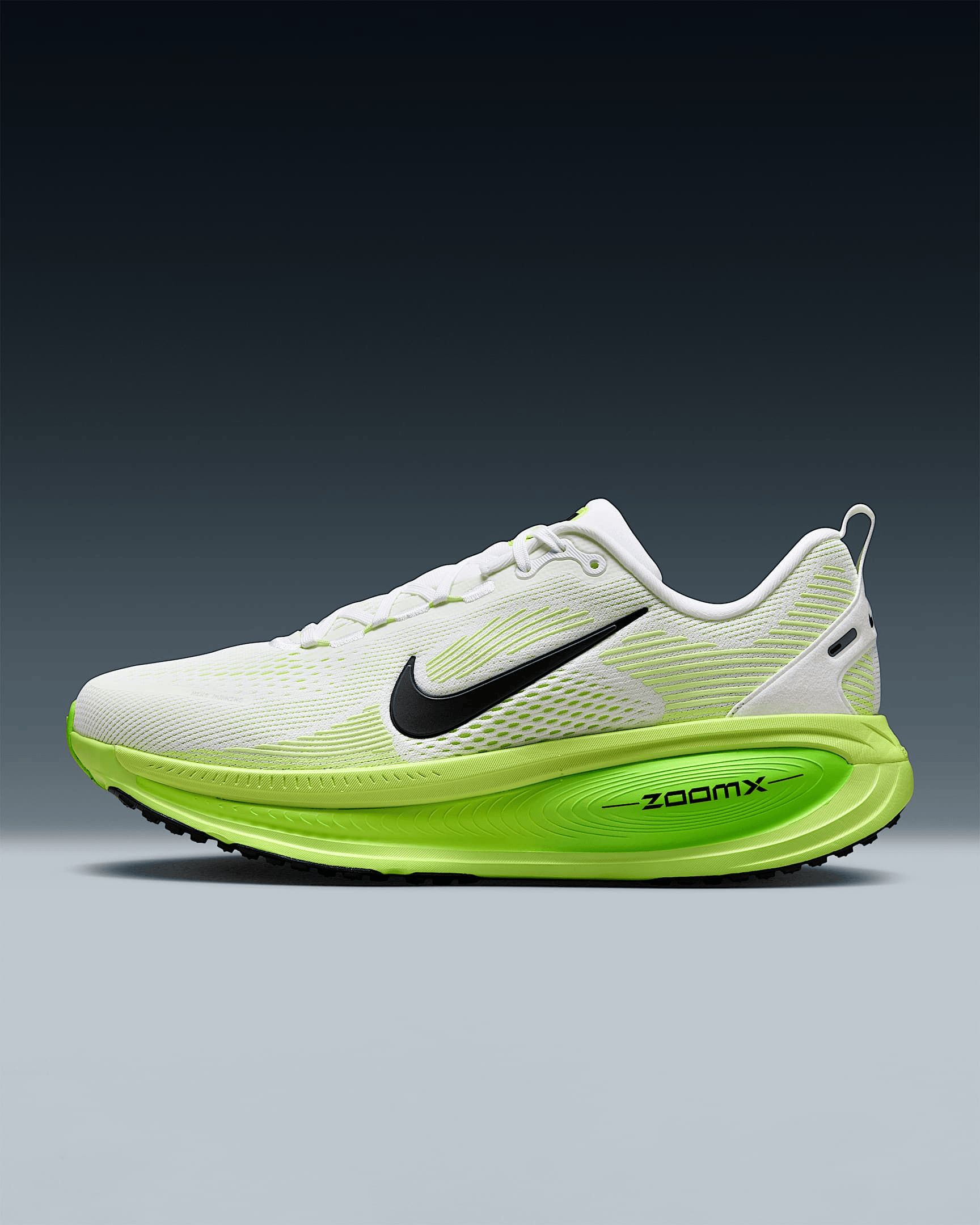Men's Nike Vomero 18 White Electric Green Shoes