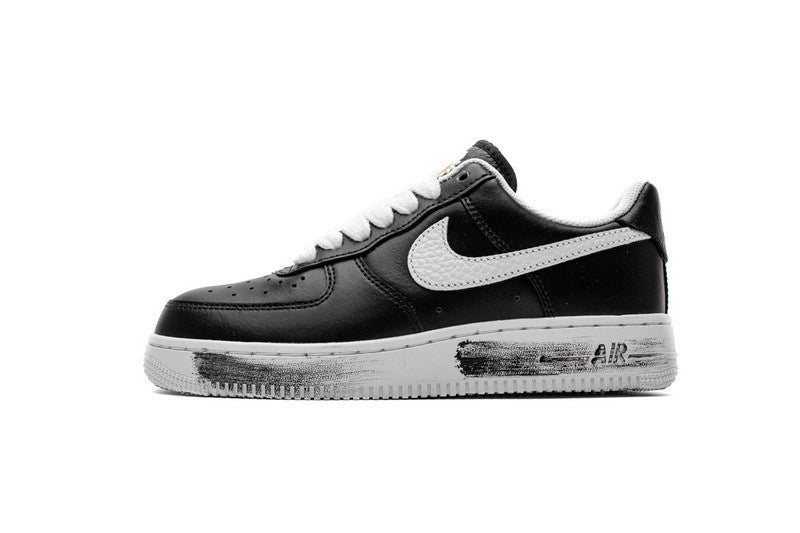Men's PEACEMINUSONE X Air Force 1 Low Black White Shoes