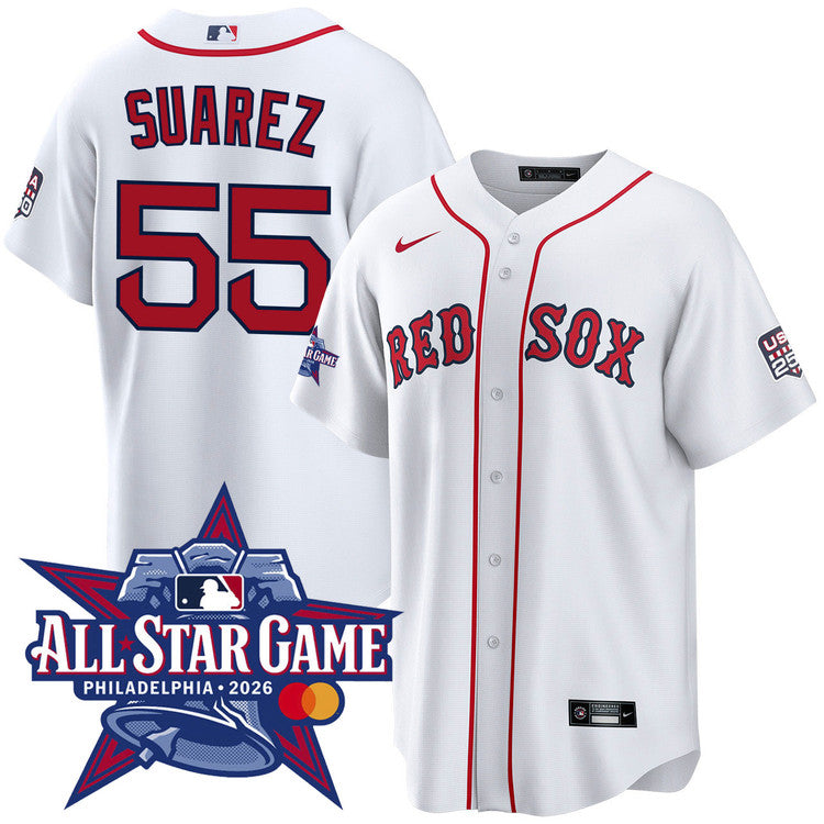Men's Ranger Suarez Boston Red Sox 2026 All-Star Game Home Jersey - White