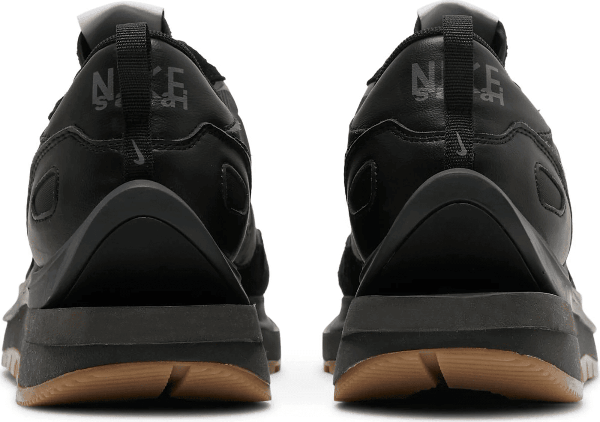 Men's Sacai x VaporWaffle Black Gum Shoes - Image 4