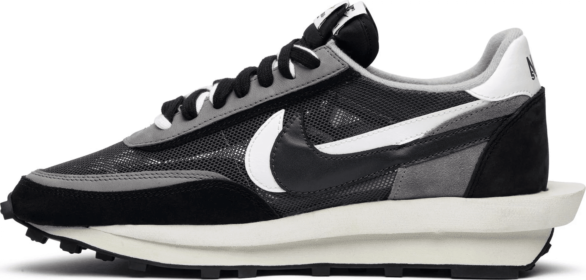 Men's Sacai x VaporWaffle LD Black Shoes