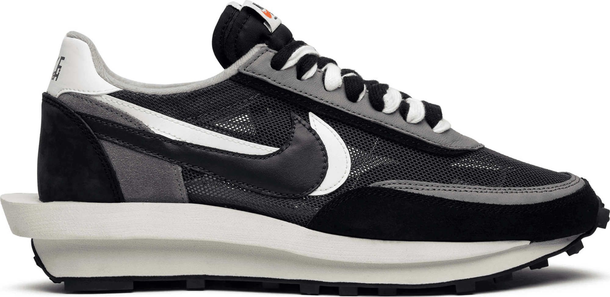Men's Sacai x VaporWaffle LD Black Shoes - Image 2