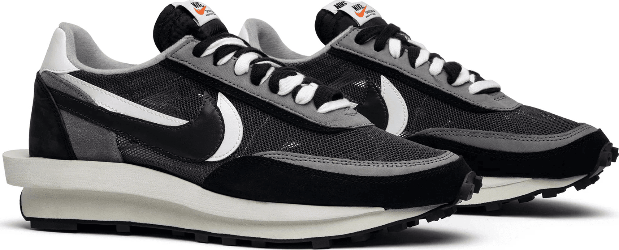 Men's Sacai x VaporWaffle LD Black Shoes - Image 3