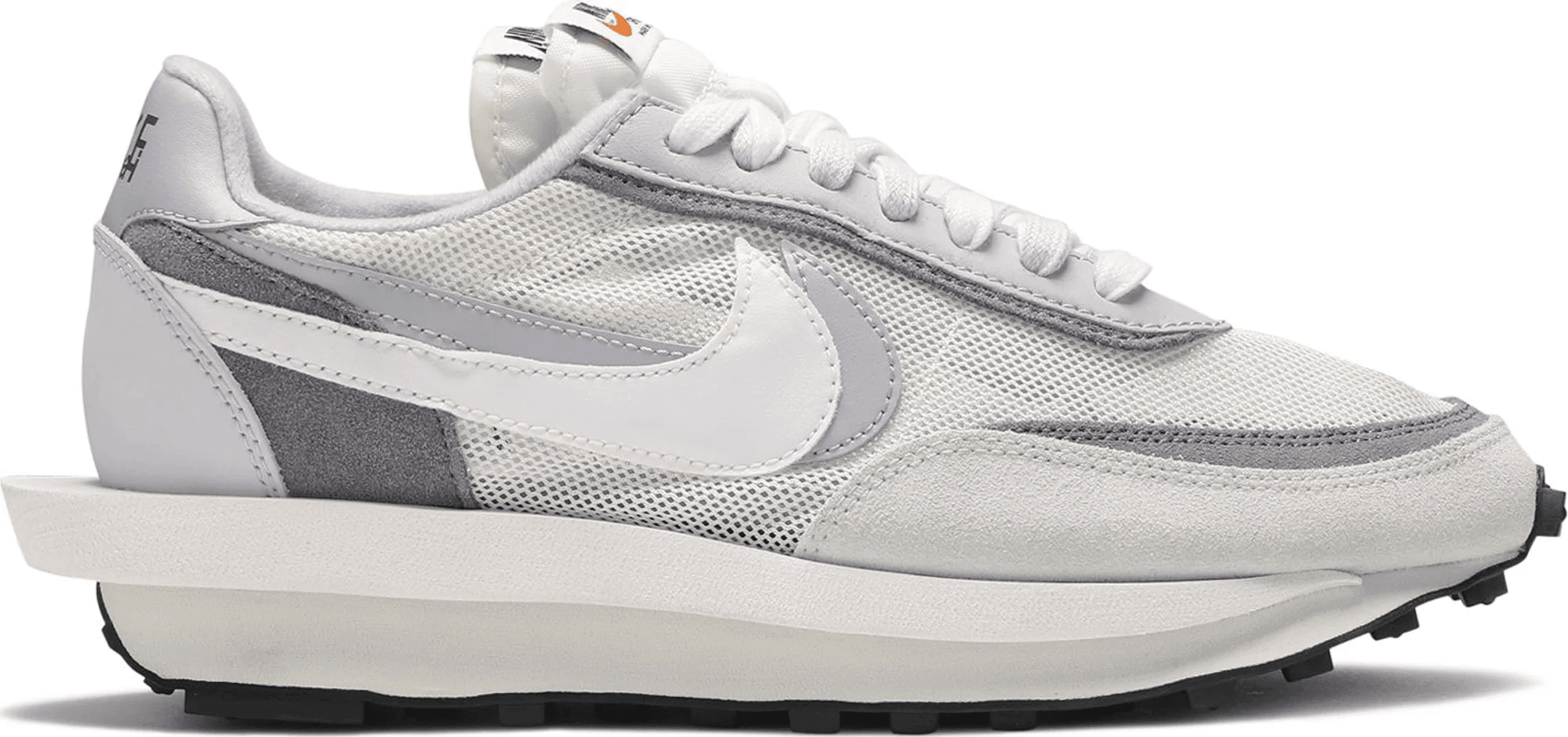 Men's Sacai x VaporWaffle LD Summit White Shoes - Image 3