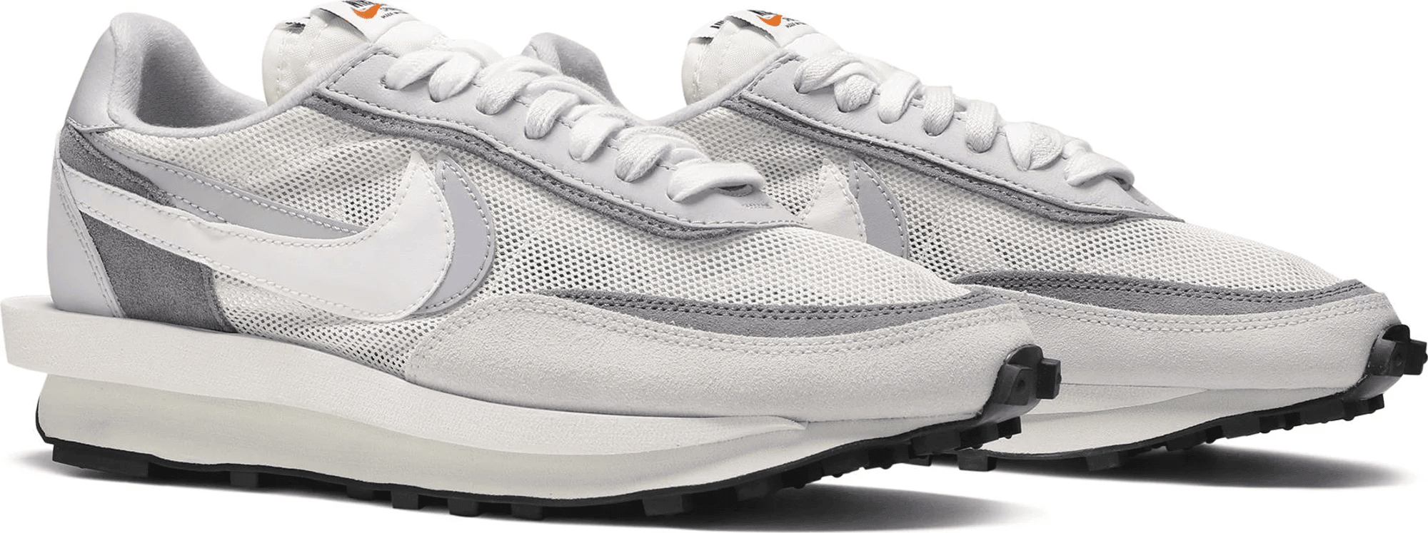 Men's Sacai x VaporWaffle LD Summit White Shoes - Image 2