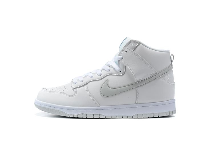 Men's SB Dunk High Triple White Shoes