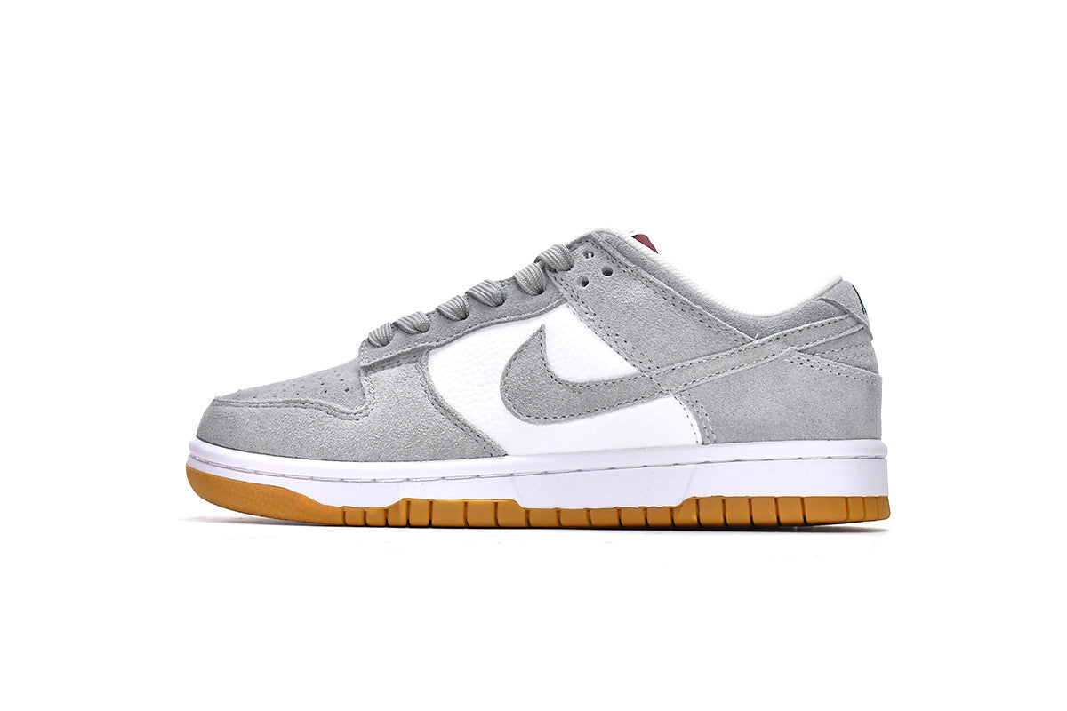 Men's SB Dunk Low Ash White Red Shoes