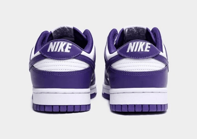 Men's SB Dunk Low Court Purple Shoes - Image 4