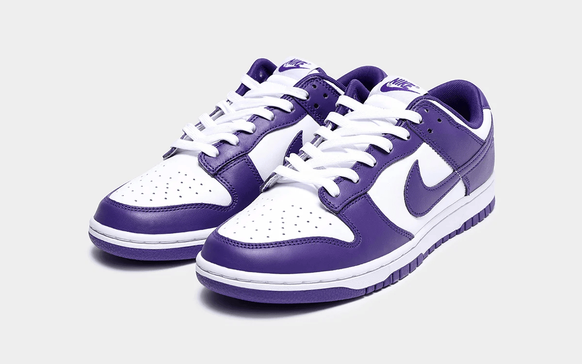 Men's SB Dunk Low Court Purple Shoes - Image 2
