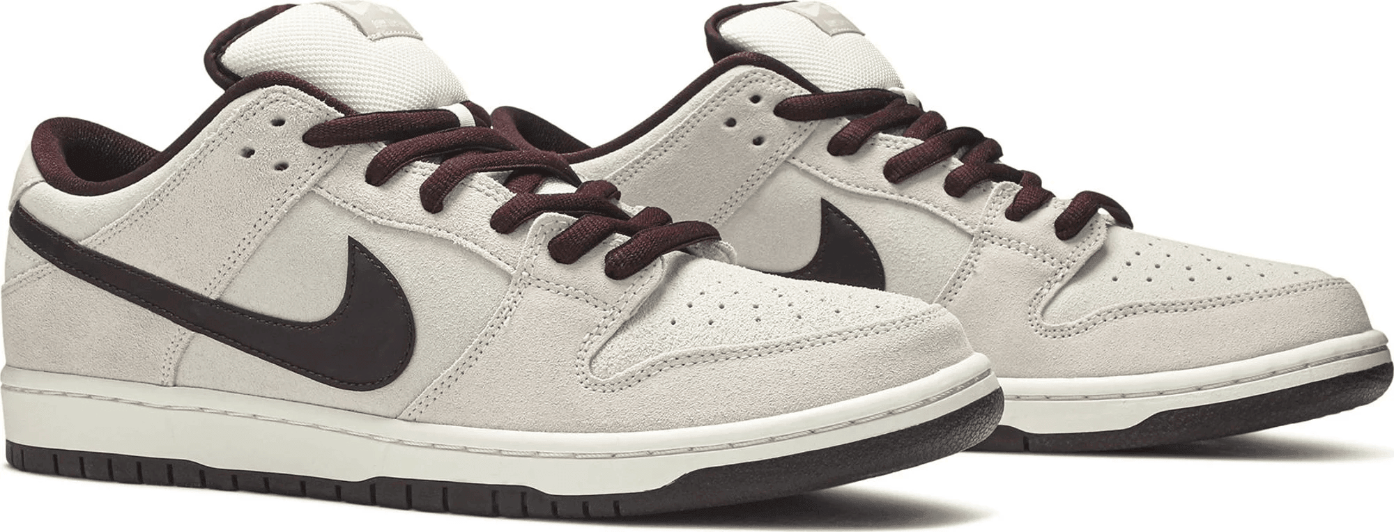 Men's SB Dunk Low Desert Sand Mahogany Shoes - Image 3